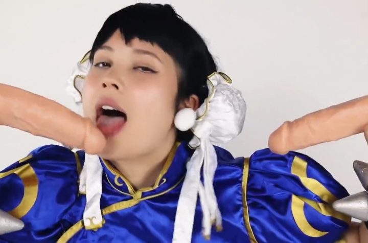 Virtual Geisha – Chun Li Takes Two Cocks Like A True Slut